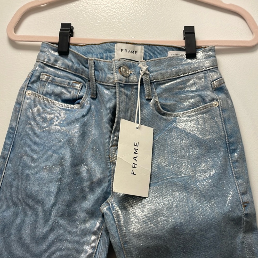 NWT Frame le skinny De Jeanne mid rise skinny fit